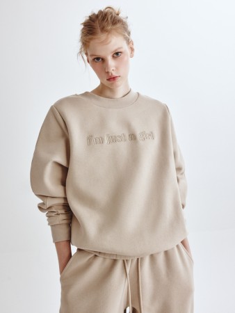 свитшот оверсайз с вышивкой из линейки  young - толстовки и свитшоты с вышивкой 