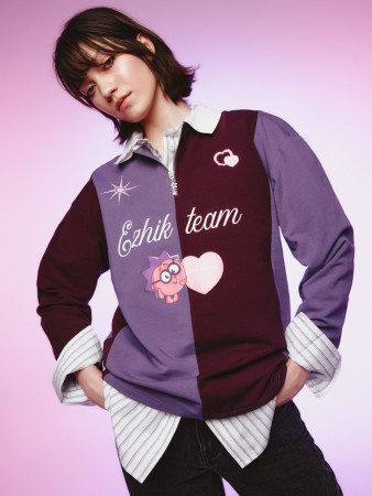 свитшот-поло на молнии  young x смешарики фотография