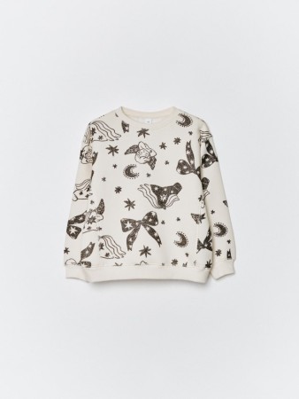 свитшот с новогодним принтом для девочек фотография