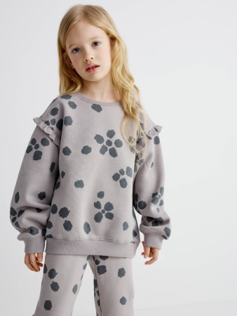 свитшот с оборками для девочек фотография