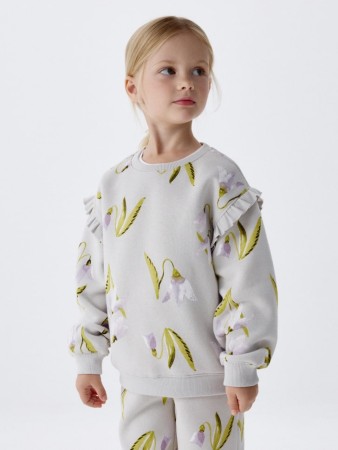 свитшот с оборками для девочек - толстовки и свитшоты с оборкой 