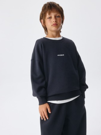 свитшот с принтом детский - детская одежда, обувь и аксессуары объемная 