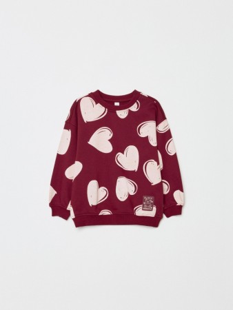 свитшот с принтом для девочек - детская одежда, обувь и аксессуары для всех возрастов объемная 