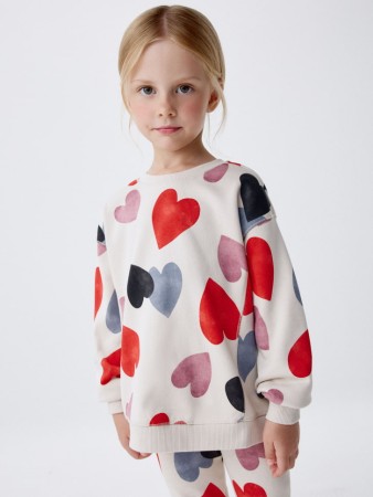 свитшот с принтом для девочек - детские свитшоты для девочек 