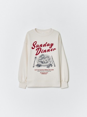 свитшот с принтом для девочек фотография