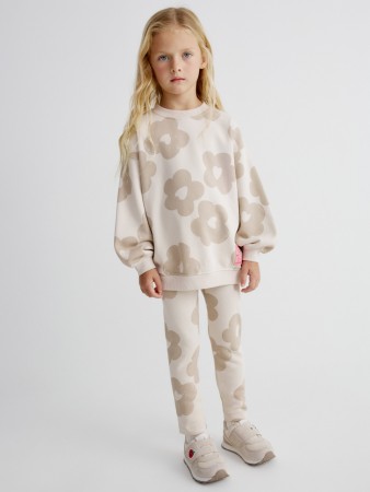 свитшот с принтом для девочек - толстовки и свитшоты с круглым вырезом 