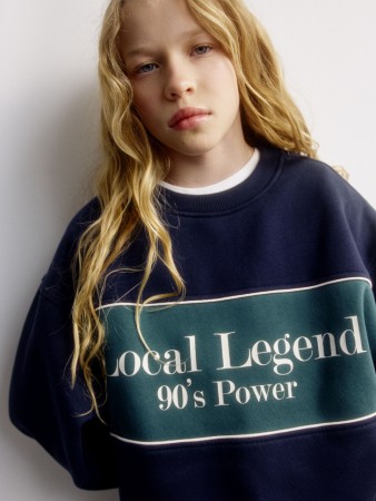 свитшот с принтом для девочек фотография