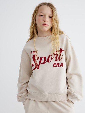 свитшот с принтом для девочек фотография