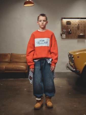 свитшот с принтом для мальчиков из коллекции  × lada фотография