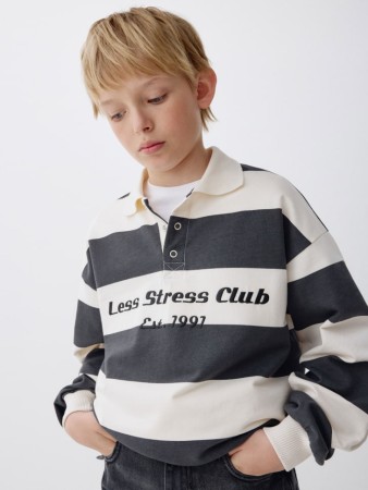 свитшот с воротником детский - детская одежда для детей 