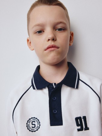 свитшот с воротником для мальчиков - детская одежда, обувь и аксессуары для всех возрастов с вышивкой 