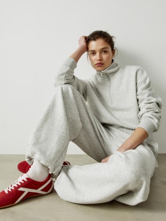 свитшот с высоким воротником на молнии - женские толстовки и свитшоты из футера 