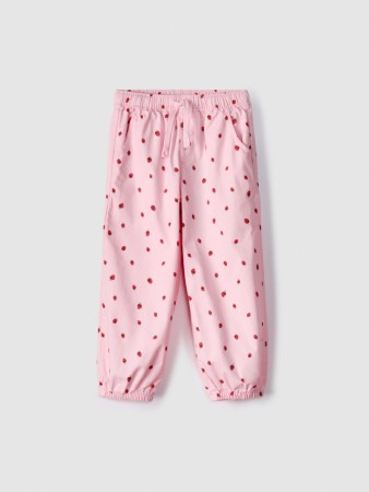 свободные брюки из твила для девочек - детская одежда эластичная 