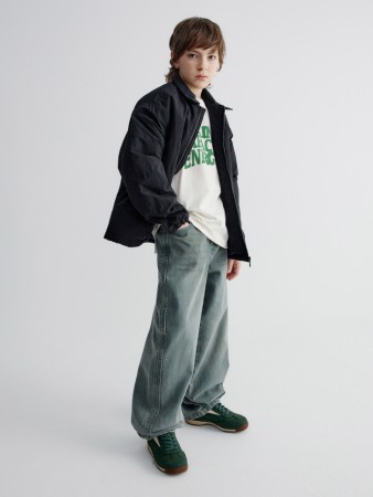 свободные джинсы багги для мальчиков фотография