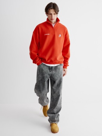 свободные джинсы со стиркой - мужская одежда джинсовая 