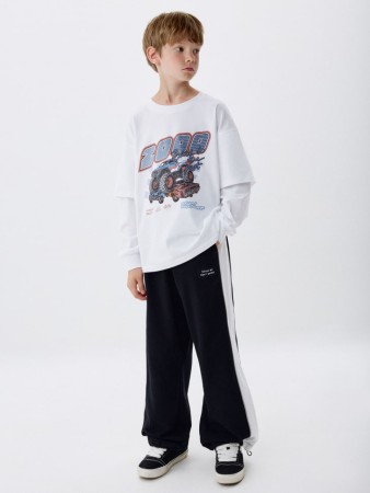 свободные трикотажные брюки детские - детская одежда, обувь и аксессуары для всех возрастов с принтом 