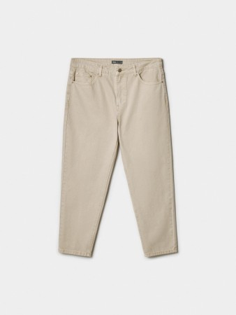 свободные укороченные джинсы из твила - мужская одежда, обувь и аксессуары укороченная 