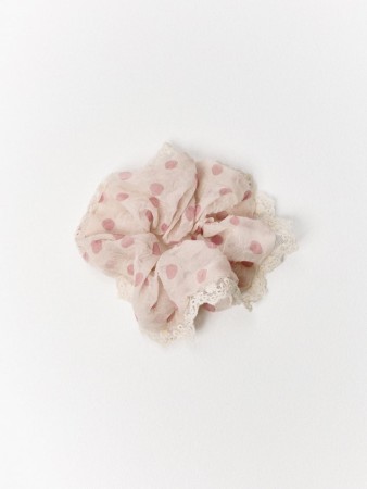 текстильная резинка для волос - женские аксессуары кружевные 