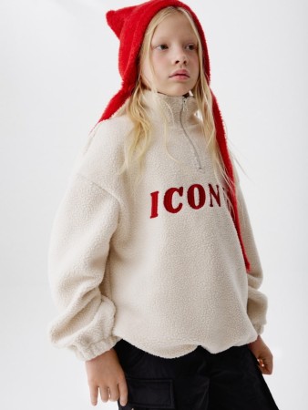 толстовка из искусственного меха для девочек - толстовки и свитшоты sela 