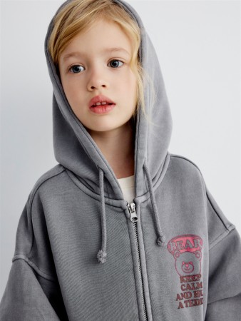 толстовка на молнии с принтом для девочек - детская одежда, обувь и аксессуары для всех возрастов для девочек 
