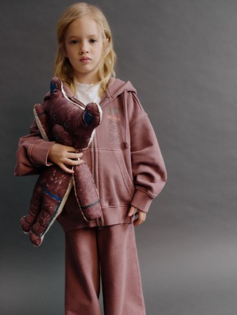 толстовка на молнии с принтом для девочек - толстовки и олимпийки