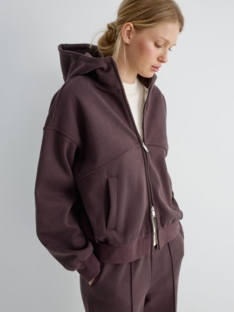 толстовка оверсайз из футера фотография