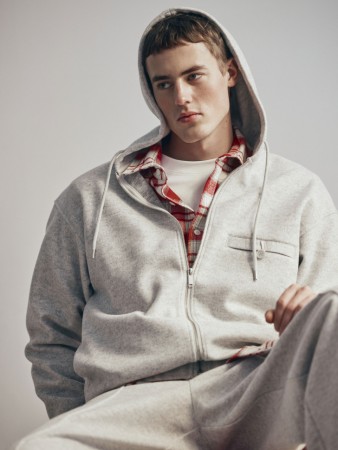 толстовка оверсайз на молнии - мужские толстовки для взрослых 