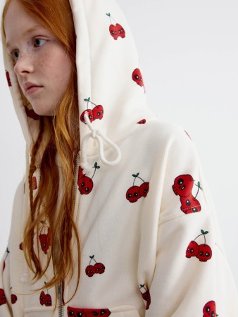 толстовка оверсайз с принтом для девочек - толстовки и олимпийки