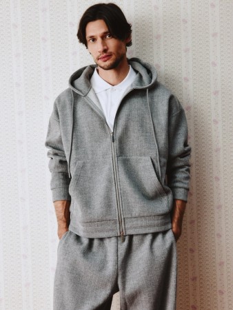 толстовка regular fit из фактурного трикотажа - мужские толстовки и олимпийки