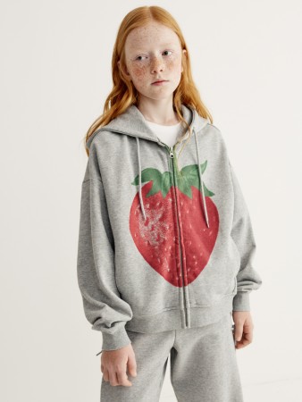 толстовка с принтом для девочек фотография