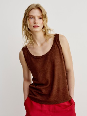 топ из льна фотография