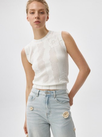 топ кроше из хлопка - топы и майки российские 