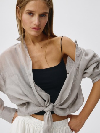 топ на тонких бретелях - топы и майки российские 