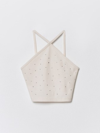 топ с горловиной халтер для девочек - детская одежда, обувь и аксессуары для всех возрастов трикотажная 