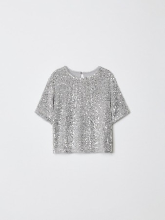 топ с пайетками для девочек фотография