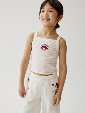 топ с вышивкой hello kitty my melody для девочек - детская одежда, обувь и аксессуары для всех возрастов российская 