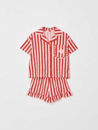 трикотажная пижама для девочек с принтом  x смешарики фотография