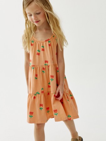 трикотажное платье на бретелях для девочек - детская одежда, обувь и аксессуары для всех возрастов