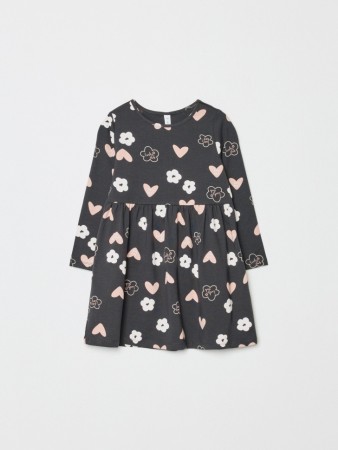 трикотажное платье с принтом для девочек - детская одежда, обувь и аксессуары для всех возрастов для девочек 