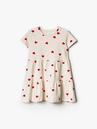 трикотажное платье с принтом для девочек фотография