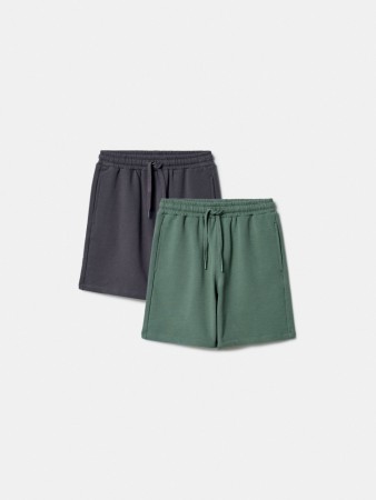 трикотажные базовые шорты для мальчиков, 2 шт. фотография