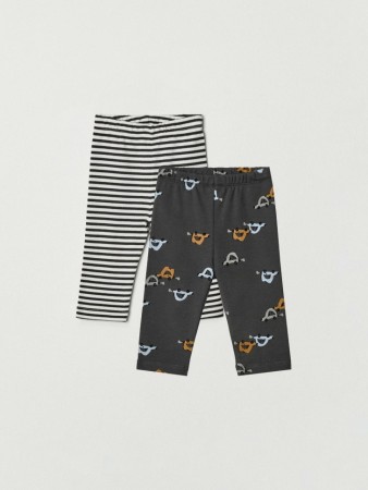трикотажные брюки для малышей (2 шт.) - детская одежда эластичная 