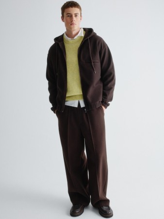 трикотажные брюки из футера - мужская одежда из футера 