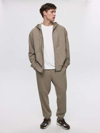 трикотажные джоггеры со средней посадкой - брюки и бриджи из футера 