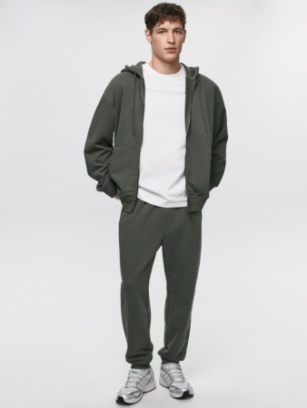 трикотажные джоггеры со средней посадкой - брюки и бриджи из футера 