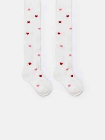 трикотажные колготки с принтом для девочек - детская одежда, обувь и аксессуары на высокой посадке 