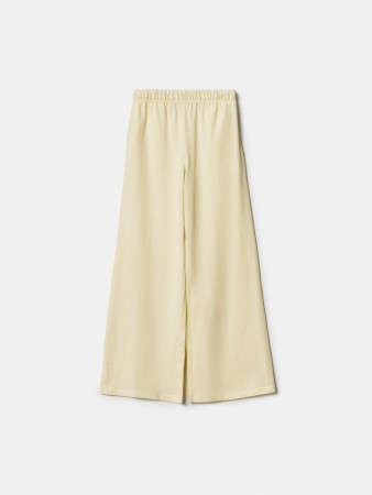 трикотажные широкие брюки для девочек фотография