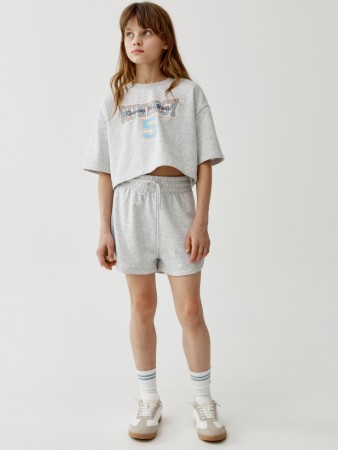 трикотажные шорты для девочек - детская одежда sela 