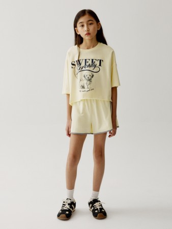 трикотажные шорты для девочек фотография