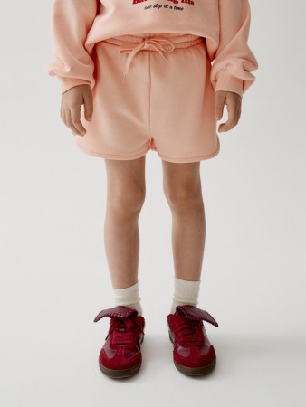 трикотажные шорты фигурными карманами для девочек - детская одежда для детей 